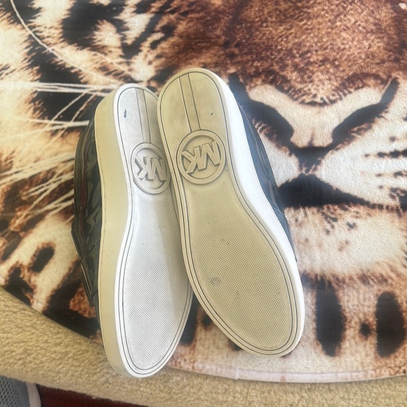 Michael Kors Black Patent Leather Slip-On Shoes - Picture 2 of 4